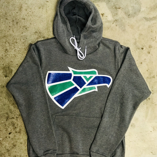 Nike Seattle Seahawks Vintage Fleece Hoodie - Heather Grey